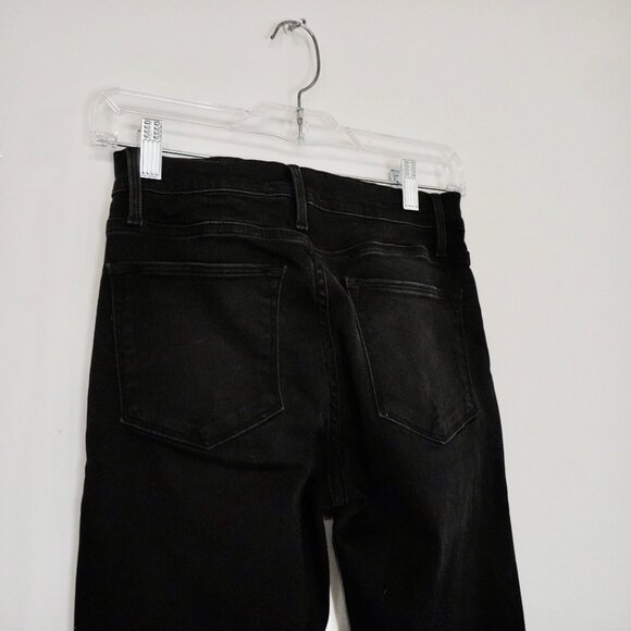 𝅺frame Denim Black skinny jeans size 25 - Picture 6 of 6